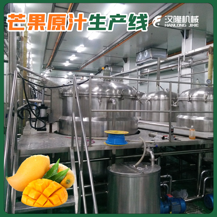 全自動芒果汁自動生產線果蔬汁提取（qǔ）機械【廠家供應】