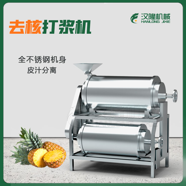 不鏽鋼黃桃（táo）桔子打漿（jiāng）機 多功能果蔬打泥機 芒（máng）果去（qù）皮去核（hé）打漿機（jī）