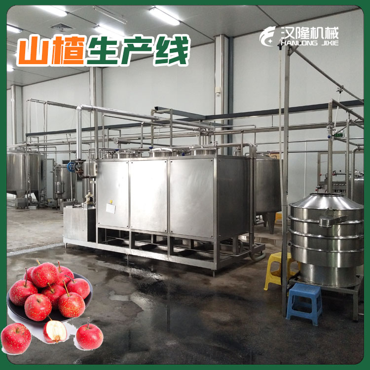 廠家（jiā）直銷果（guǒ）蔬清洗生產線大中小型（xíng）山楂加工設（shè）備機械生產線（xiàn）