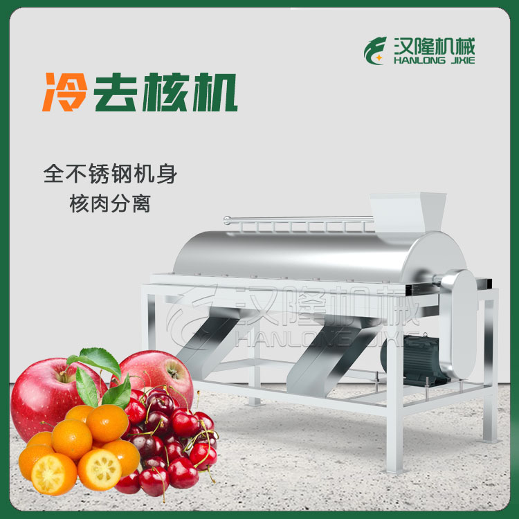 廠家現貨直(zhí)供不鏽鋼水果核肉(ròu)分離機 蘋果梨櫻桃金桔冷去核機