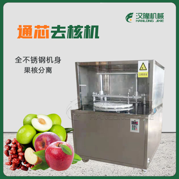 廠家供應小型大型(xíng)山楂紅棗大棗桂(guì)圓龍眼電(diàn)動果核分離通芯去核(hé)機